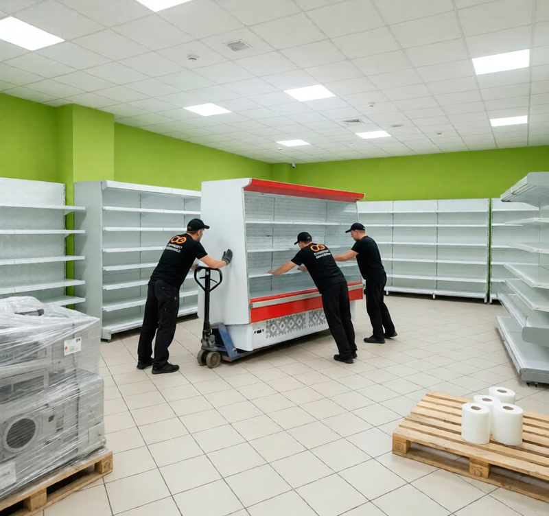 Переезд магазина в Волжском